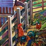 Free range | oil on canvas 61cm x 45.5cm | original oil painting by Mark Sofilas | Sold