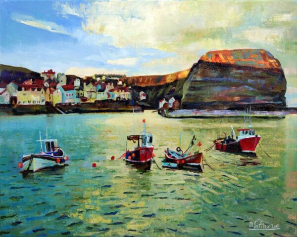 Sun up Staithes