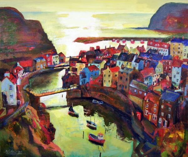 Sunshine on Staithes